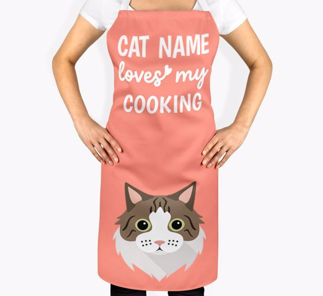 Loves My Cooking: Personalized {breedShortName} Apron